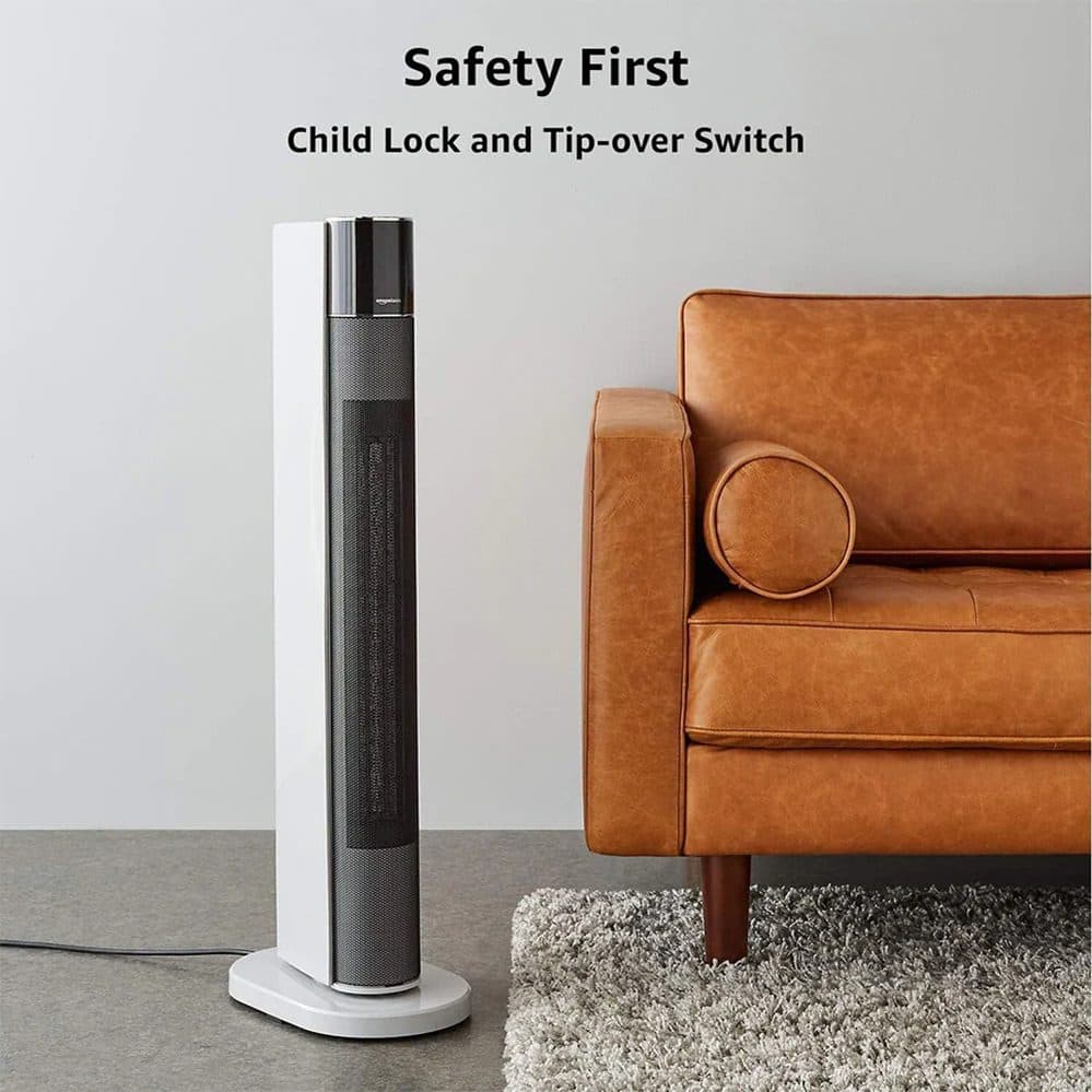 بخاری برقی سرامیکی ایستاده Amazon Basics مدل Tower Heater