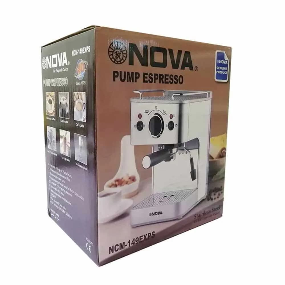 اسپرسوساز نوا NCM-149EXPS اصلی | 20 بار استیل 1250 وات حرفه‌ای — تصویر ۷