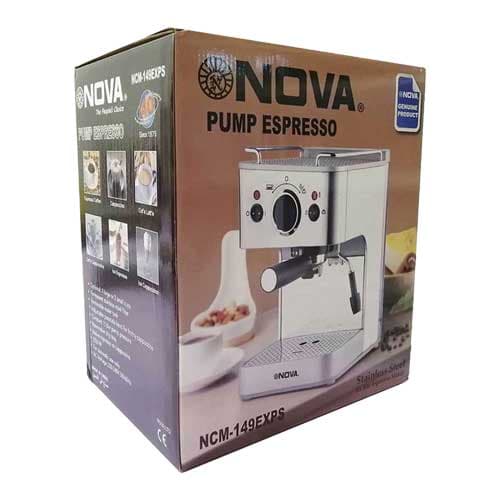 اسپرسوساز نوا NCM-149EXPS اصلی | 20 بار استیل 1250 وات حرفه‌ای — تصویر ۱۲