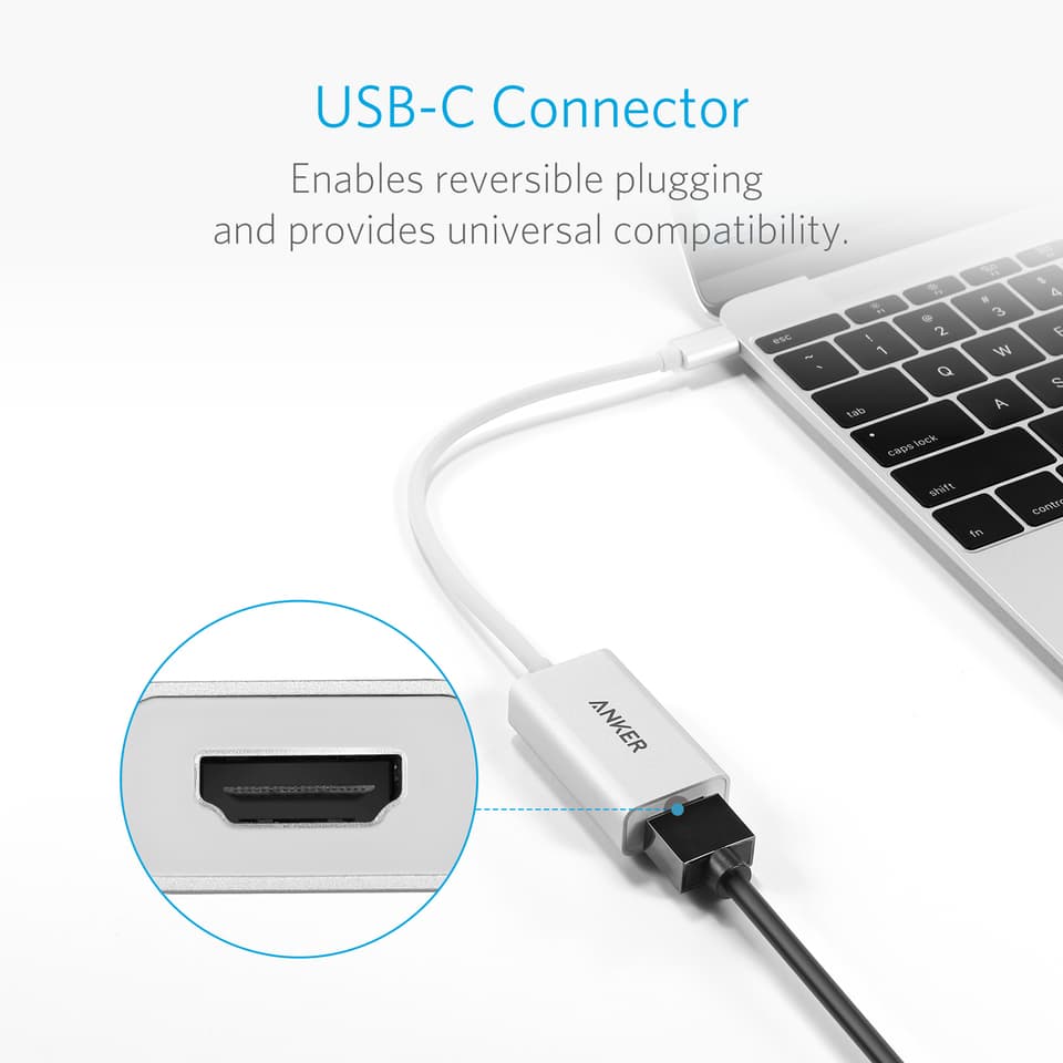 هاب USB-C به HDMI انکر مدل A8306041 — تصویر ۳
