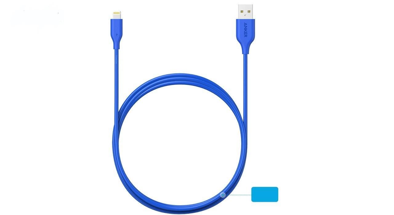 کابل تبدیل USB به لایتنینگ انکر مدل A8434 طول ۳ متر