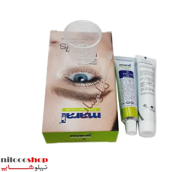 کیت رنگ ابرو مارال شماره 8 حجم 15 میلی لیتر