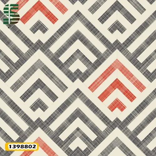 پرده لوردراپه طرح دار کد 1398802 مدل هندسی زمینه بافت — تصویر ۵