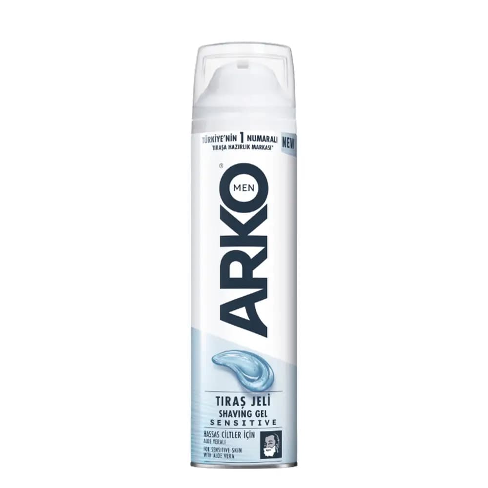ژل اصلاح آرکو من مدل sensitivel حجم 200میل ARKO — تصویر ۴