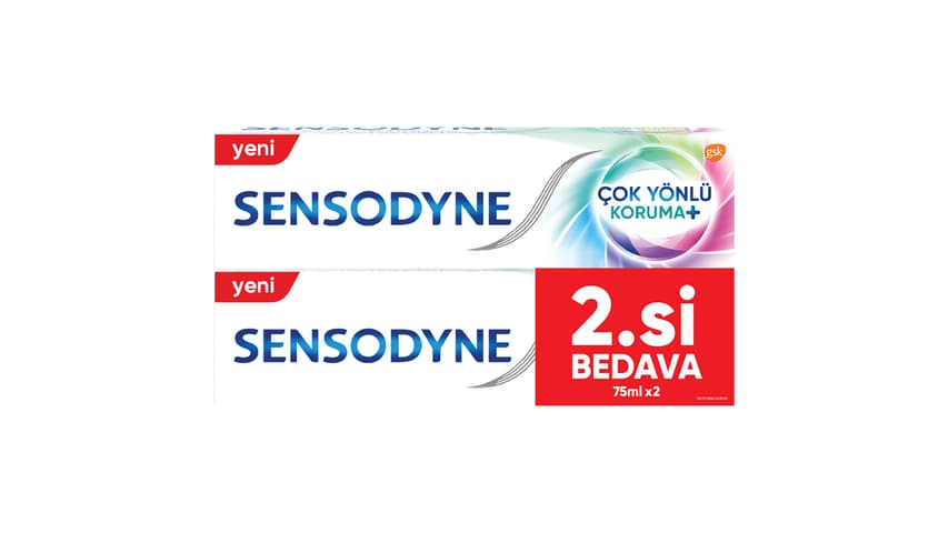 پک دو عددی خمیر دندان مدل COK YONLU سنسوداین برای لثه و دندان های حساس 50*2 میل Sensodyne — تصویر ۵