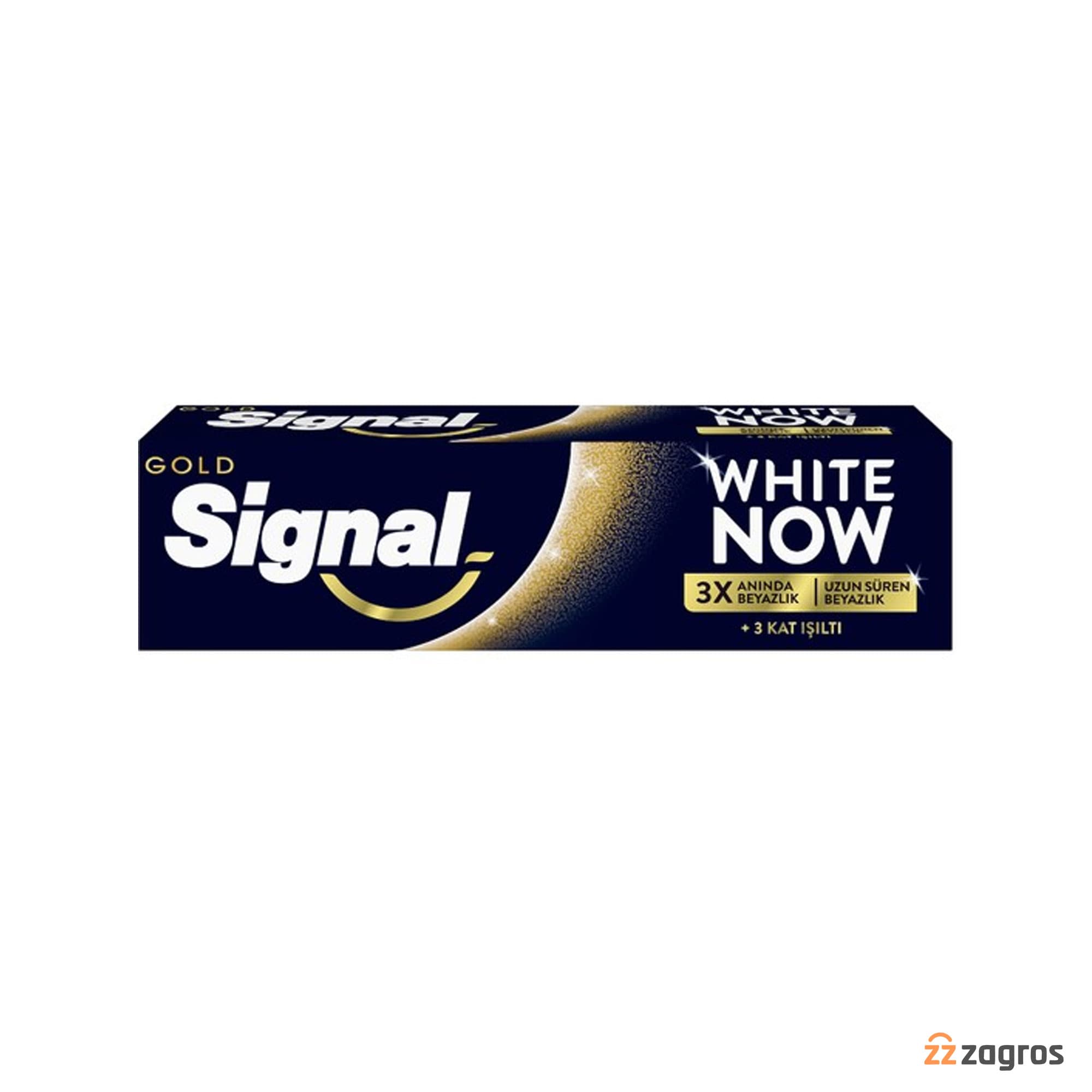 خمیردندان سفید کننده سیگنال گلد مدل white now 3x حجم 75 میل signal — تصویر ۴