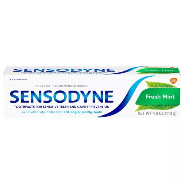 خمیر دندان با رایحه نعنا سنسوداین 100 میل Sensodyne — تصویر ۵