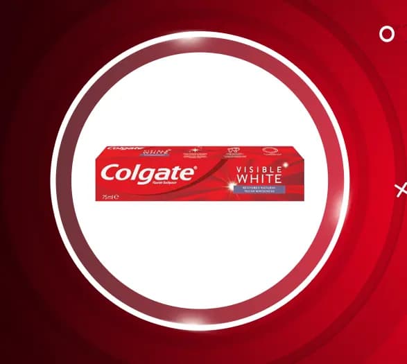 خمیر دندان سفید کننده مدل visible white کلگیت ٧۵ میل colgate — تصویر ۱۲