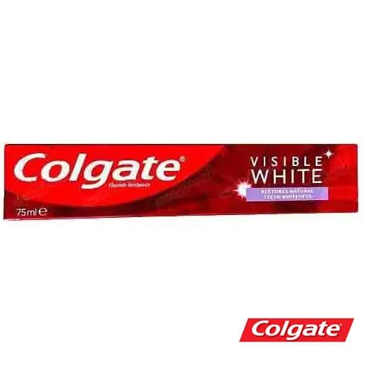 خمیر دندان سفید کننده مدل visible white کلگیت ٧۵ میل colgate — تصویر ۸