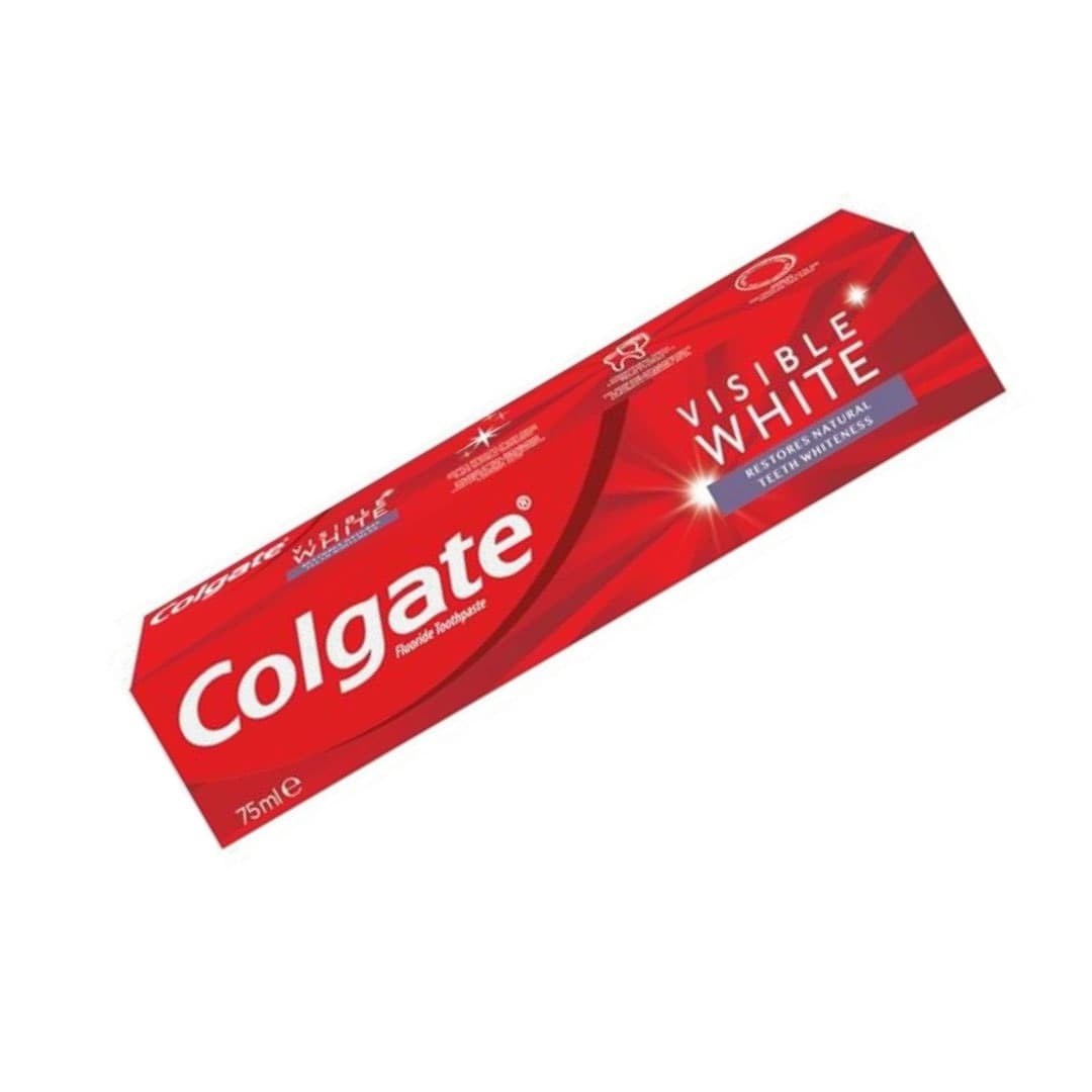خمیر دندان سفید کننده مدل visible white کلگیت ٧۵ میل colgate — تصویر ۲