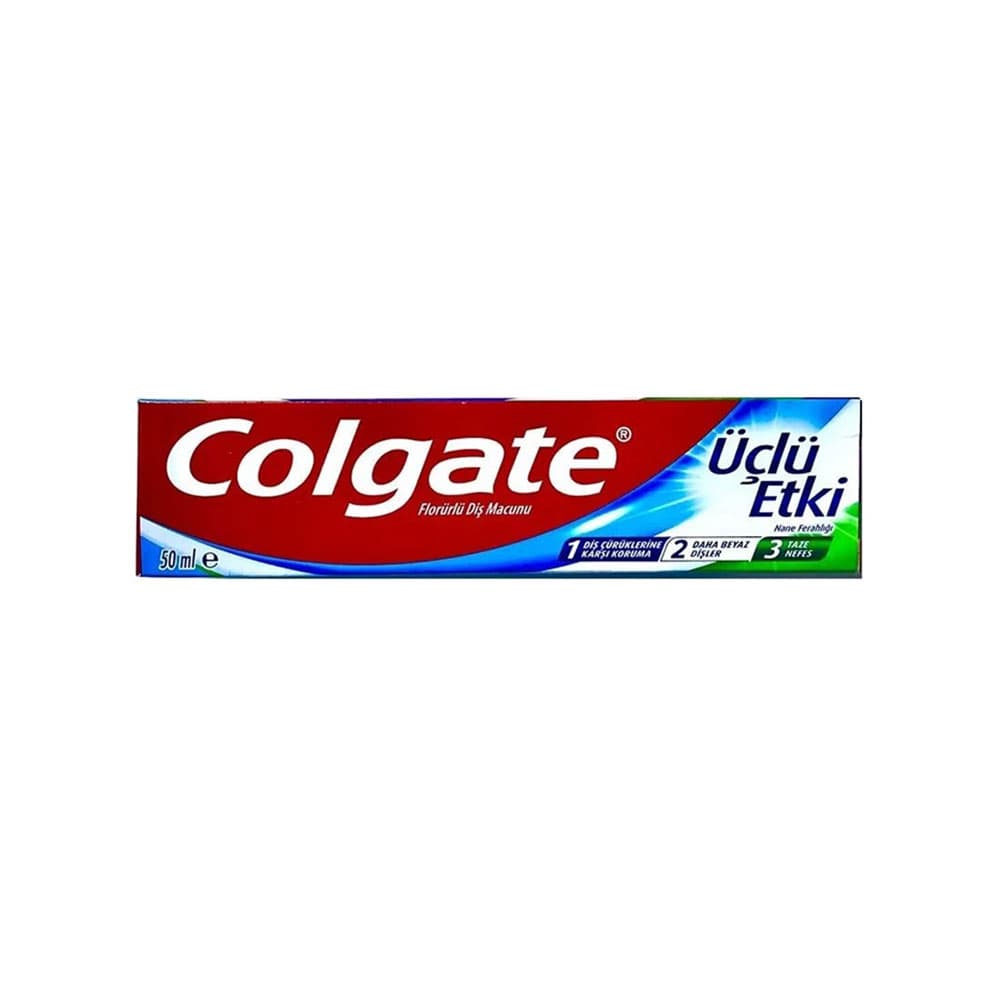 خمیر دندان 3 کاره کلگیت Üçlü Etki با رایحه نعناع 100 میل colgate