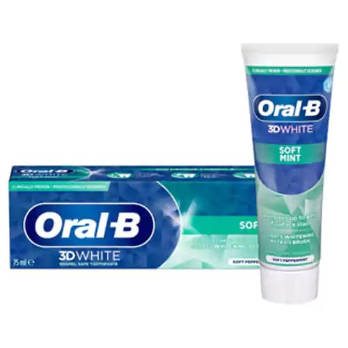 خمیردندان اورال بی مدل Oral-B Pro 3D White Hafif Nane حجم 75 میل