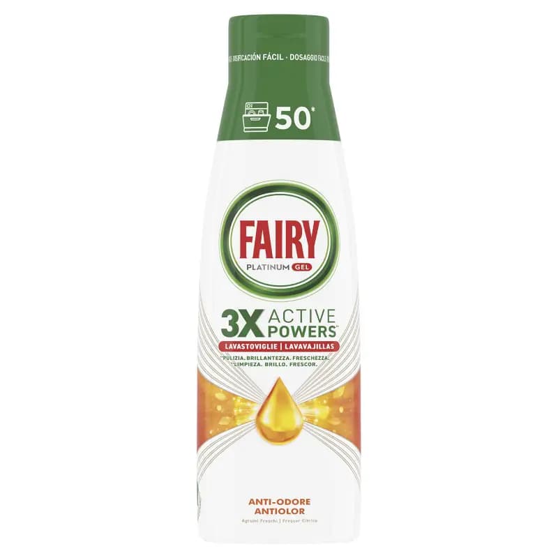 ژل ماشین ظرفشویی فیری 50 بار شستشو 1000میل FAIRY — تصویر ۶