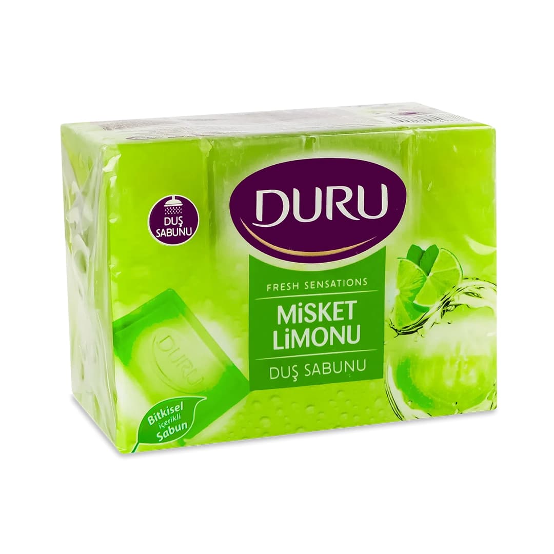 صابون حمام دورو DURU با رایحه لیمو بسته ۴ عددی — تصویر ۶