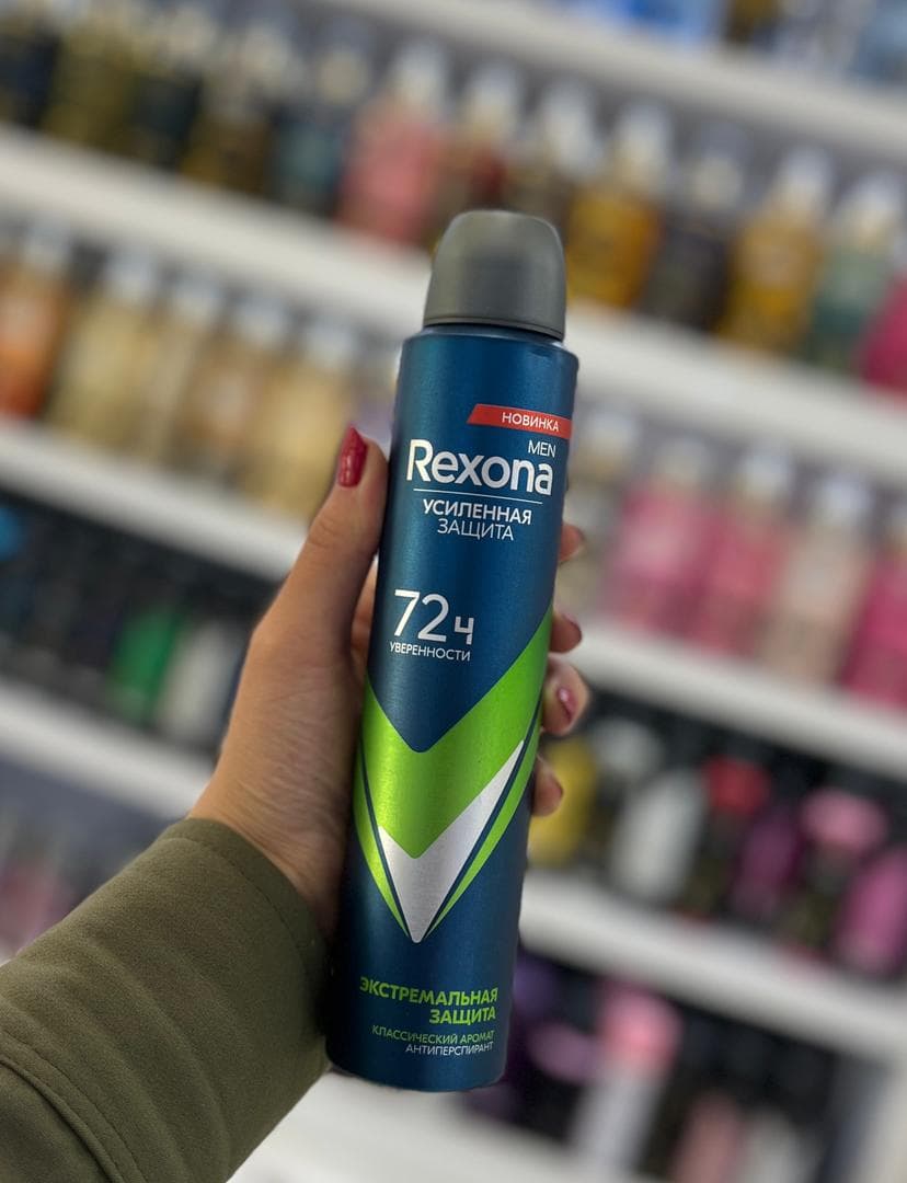 اسپری بدن 72 ساعته مردانه مدل EXTREME PROTECTION رکسونا 200 میل — تصویر ۳