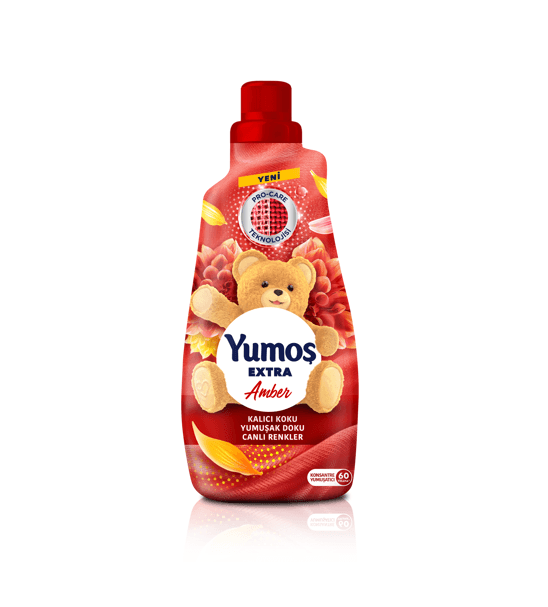 نرم کننده لباس یوموش حجم1440میل مدلYomos Extra Amber