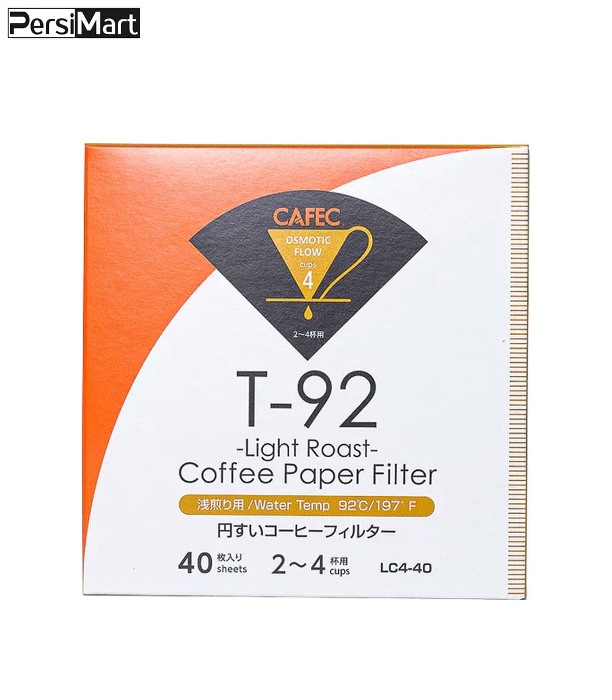 فیلتر کاغذی T-92 کفک 40عددی سایز 02