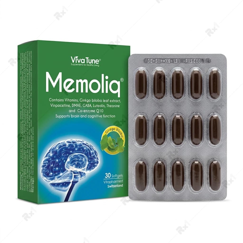 کپسول نرم ژلاتینی ممولیک ویواتیون، تقویت حافظه و عملکرد شناختی، ۳۰ عددی