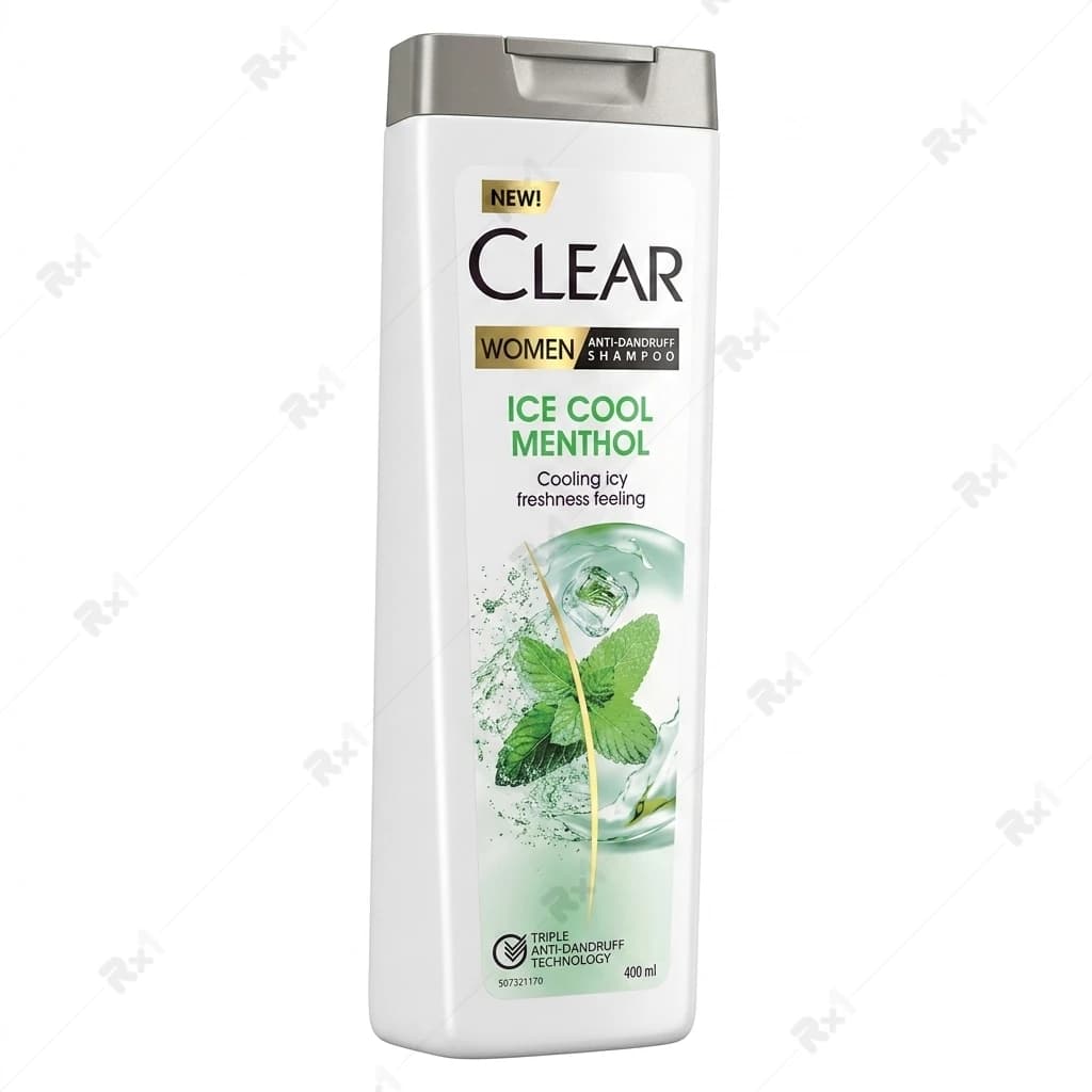 شامپو ضد شوره زنانه کلیر مدل Ice Cool Menthol حجم ۴۰۰ میلی‌لیتر — تصویر ۴