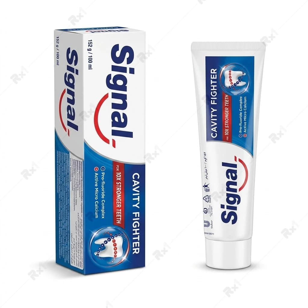خمیر دندان سیگنال مدل Cavity Fighter حجم ۱۰۰ میلی‌لیتر — تصویر ۲