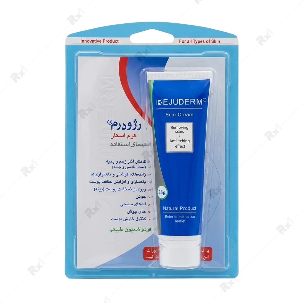 کرم ترمیمکننده اسکار رژودرم مناسب انواع پوست ۵۵ گرم