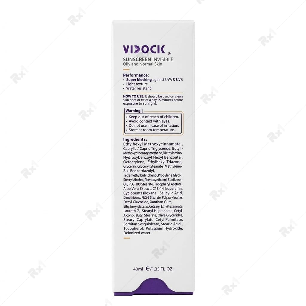 کرم ضد آفتاب بیرنگ ویداک مناسب پوست چرب و نرمال SPF 50+ حجم 40 میلیلیتر — تصویر ۸