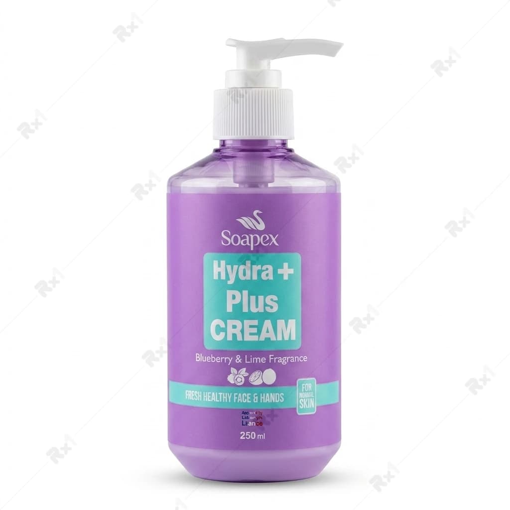 کرم آبرسان و مرطوب‌کننده دست و صورت سوآپکس مدل Hydra+ Plus با رایحه بلوبری و لیمو مناسب پوست معمولی حجم 250 میلی‌لیتر