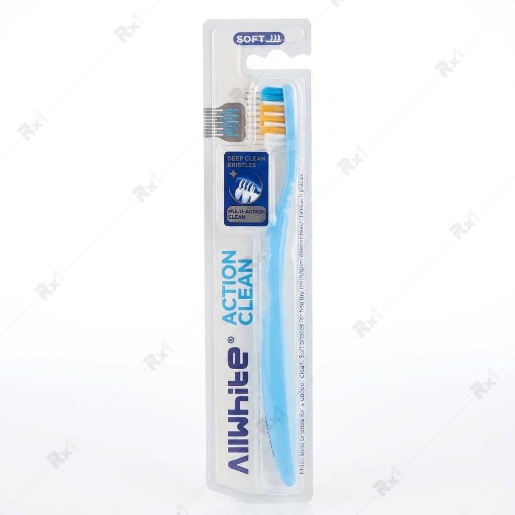 مسواک آل‌وایت مدل Action Clean با برس نرم — تصویر ۴