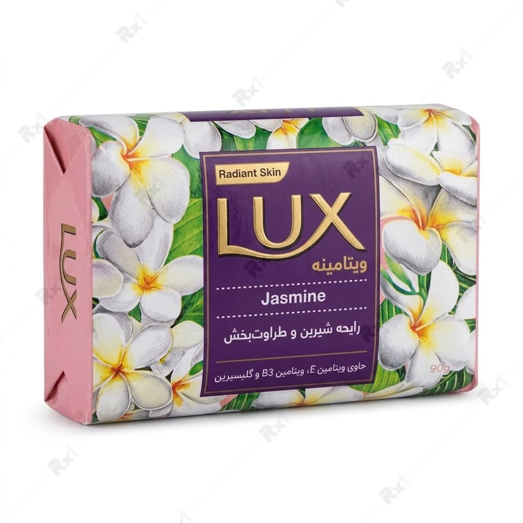 صابون لوکس مدل Jasmine Radiant Skin با رایحه یاسمن وزن ۹۰ گرم