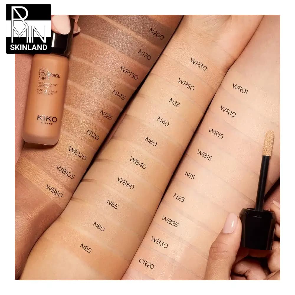 کرم پودر میلانو مدل فول کاور ۲در ۱ شماره WB30 — تصویر ۵
