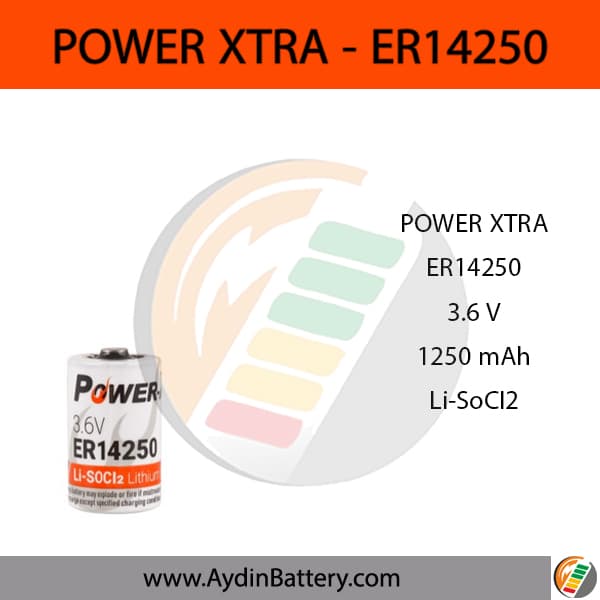 باتری لیتیومی پاوراکسترا POWER XTRA-ER14250