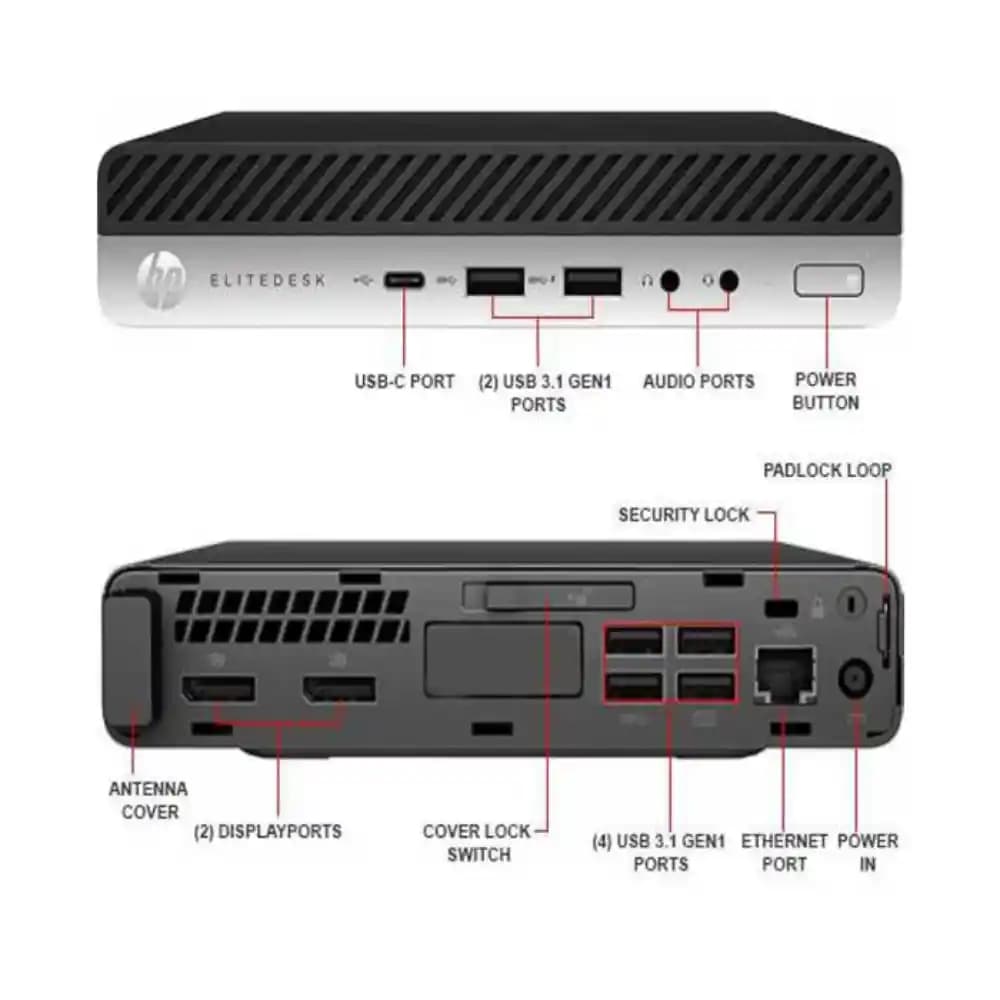 مینی کیس تاینی اچ پی مدل HP Tiny G3 — تصویر ۶