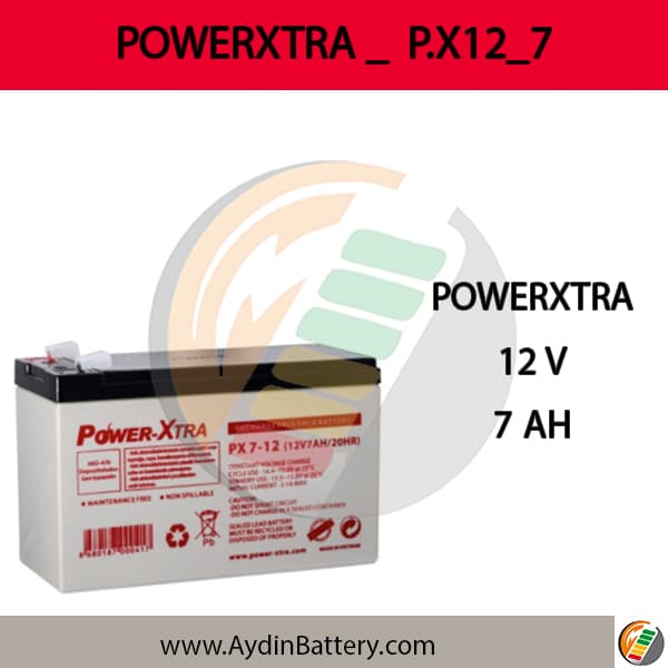 باتری سیلد اسید POWER XTRA-PX 12_7