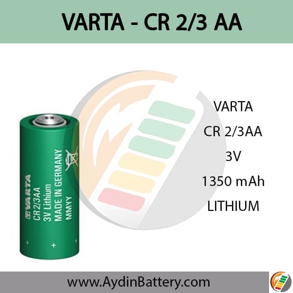 باتری لیتیومی VARTA- CR 2/3 AA — تصویر ۲