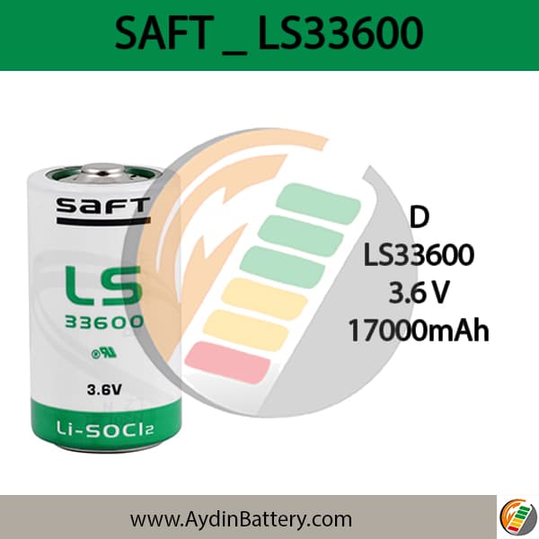 باتری لیتیومی سافت SAFT-LS33600 — تصویر ۴