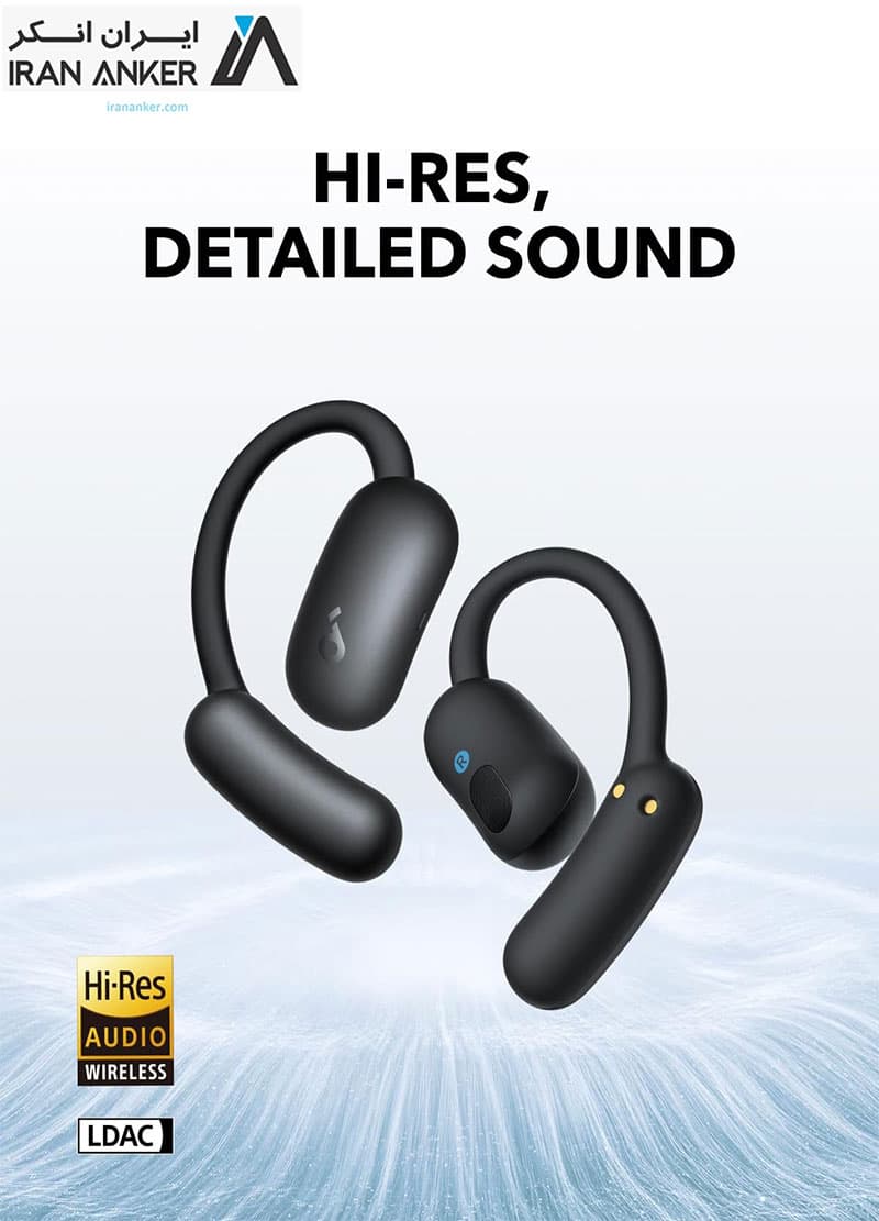ایربادز بی سیم انکر Anker Soundcore Open-Ear Comfort AEROFIT 2 AI Assistant مدل A3874 — تصویر ۱۲