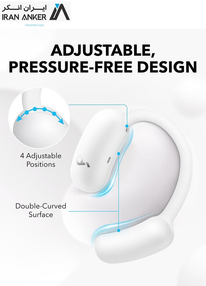 ایربادز بی سیم انکر Anker Soundcore Open-Ear Comfort AEROFIT 2 AI Assistant مدل A3874 — تصویر ۸