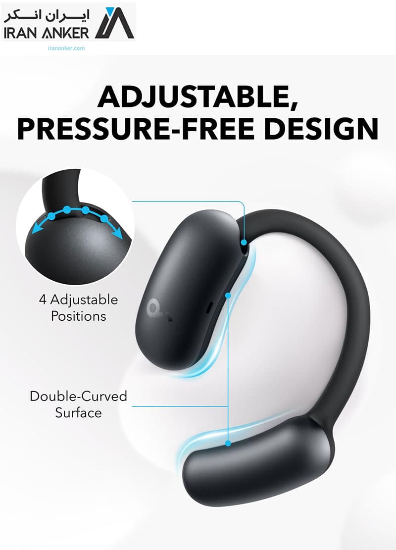 ایربادز بی سیم انکر Anker Soundcore Open-Ear Comfort AEROFIT 2 AI Assistant مدل A3874 — تصویر ۶