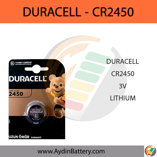 باتری لیتیومی سکه ای دوراسل DURACELL-CR2450