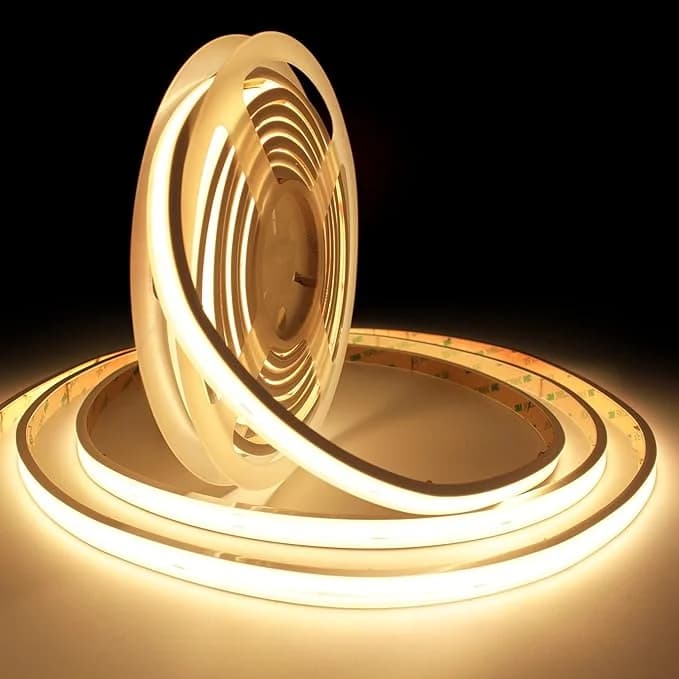 نواری COB روکش دار 24 ولت ضدآب