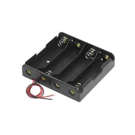 جا باتری 4 تایی باتری لیتیوم یون 3.7V سایز 18650