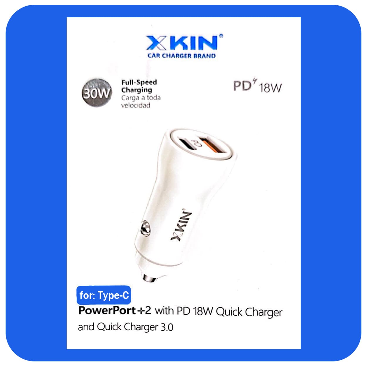 شارژر فندکی ایکس کین مدل X KIN XK-CAR09 به همراه کابل Type-C