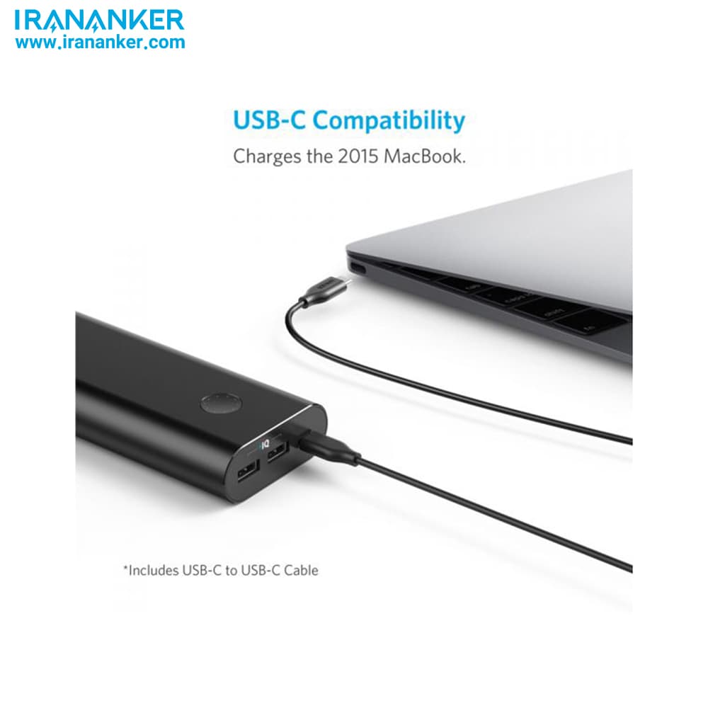 شارژر همراه انکر PowerCore+ 20100 USB-C -مدل A1371 — تصویر ۴
