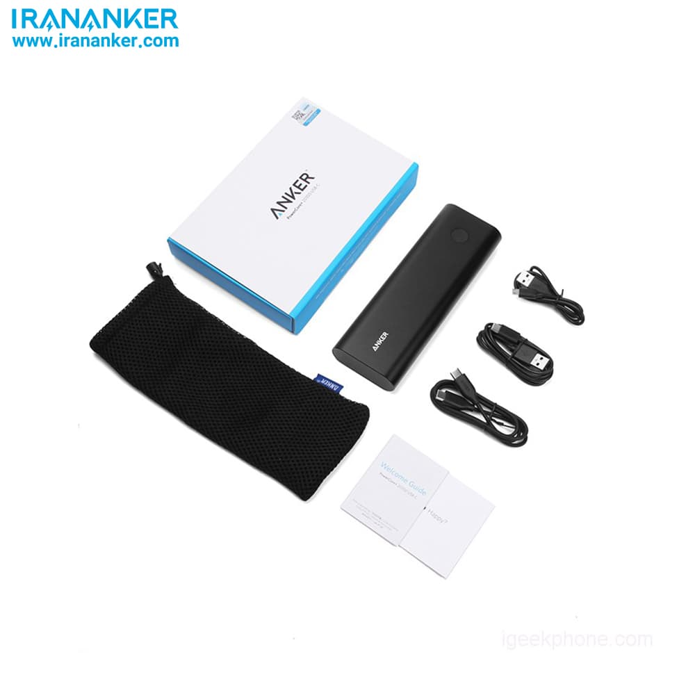 شارژر همراه انکر PowerCore+ 20100 USB-C -مدل A1371 — تصویر ۵