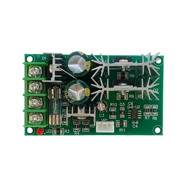 ماژول کنترل دور موتور DC دارای خروجی PWM با ولتاژ 10-60 ولت DC و جریان 20 آمپر — تصویر ۳