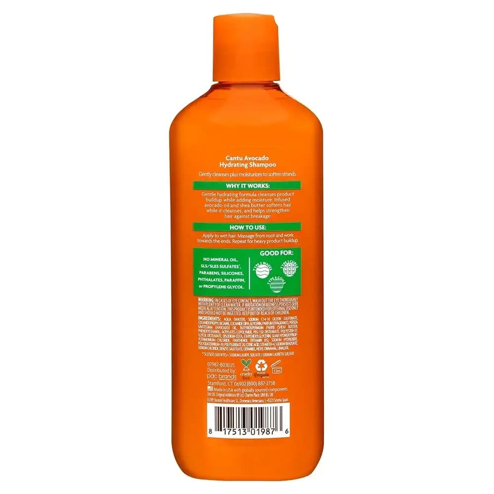 شامپو آووکادو کنتو Cantu Avocado Hydrating Shampoo — تصویر ۱۲