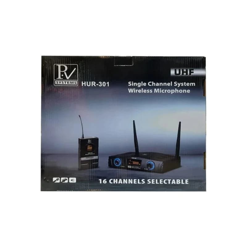 میکروفن بی سیم P.V پی وی مدل HUR-301 تک یقه ای — تصویر ۴