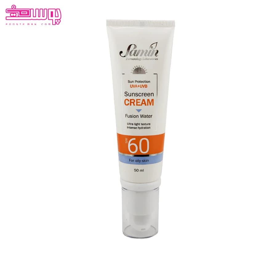 کرم ضدآفتاب فیوژن واتر ثمین مناسب پوست چرب spf 60 ( 50 میل) — تصویر ۴