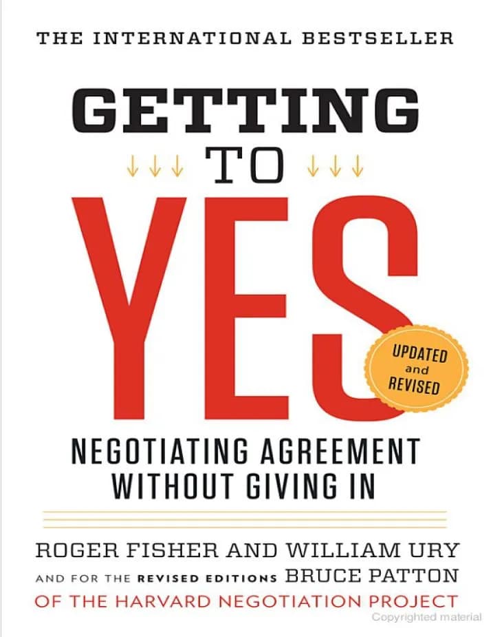 دانلود کتاب Getting to Yes