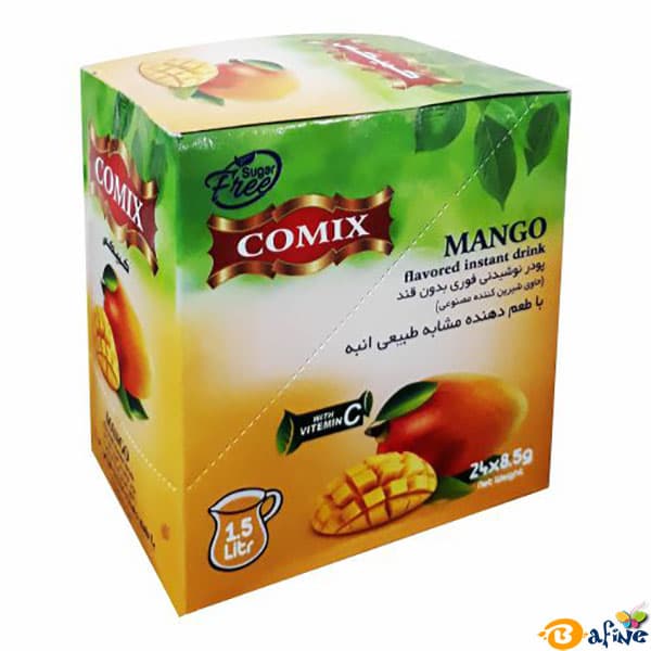 پودر شربت فوری انبه کمیکس بسته ۲۴ عددی — تصویر ۸
